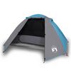 vidaXL Tente de camping &agrave; d&ocirc;me 2 personne bleu imperm&eacute;able