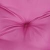 vidaXL Coussin rond rose &Oslash; 100 x11 cm tissu oxford