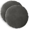 vidaXL Coussin avec oreiller HEERLEN 2 pi&egrave;ces Gris fonc&eacute; Velours