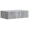 vidaXL Table d'appoint murale Sonoma gris 59 x 34,5 x 17 cm