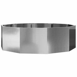 vidaXL Jardini&egrave;re Argent 120 x 120 x 35 cm Acier galvanis&eacute;