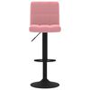 vidaXL Tabouret de bar Rose Velours