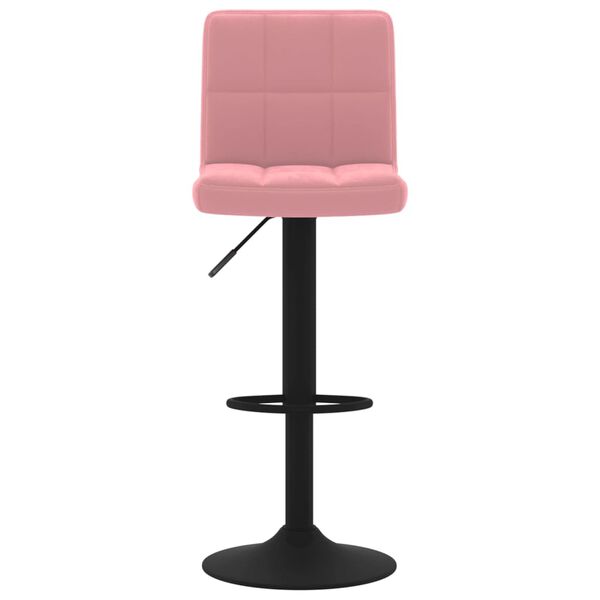 vidaXL Tabouret de bar Rose Velours