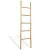 vidaXL &Eacute;chelle &agrave; serviettes 5 &eacute;chelons Bambou 150 cm