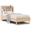 vidaXL Lit biblioth&egrave;que sans matelas 90x190 cm bois de pin massif