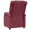 vidaXL Fauteuil de massage Rouge bordeaux Tissu