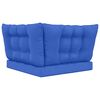 vidaXL Coussin de canap&eacute; d'ext&eacute;rieur 3 pcs Turquoise Polyester