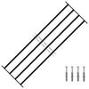 vidaXL Grille de S&eacute;curit&eacute; de Fen&ecirc;tre 175 x 60 cm Acier galvanis&eacute;