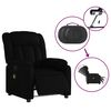 vidaXL Fauteuil de massage inclinable &eacute;lectrique noir similicuir