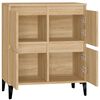 vidaXL Buffet Chêne sonoma 60x35x70 cm Bois d'ingénierie