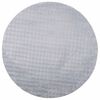 vidaXL Tapis de surface Rond Gris &Oslash; 160 CM