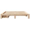 vidaXL Cadre de lit sans matelas 180x200 cm bois massif de pin