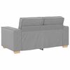 vidaXL Canapé 3 pcs Gris nuage Tissu en lin mélangé