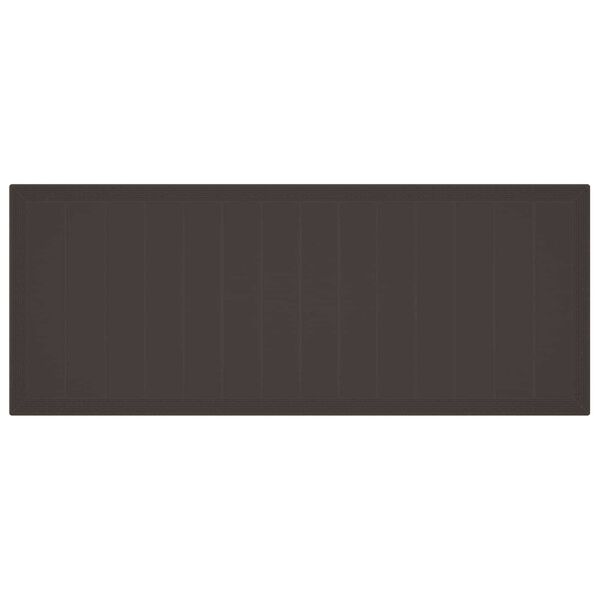 vidaXL Ensemble de salle &agrave; manger pour jardin 11 pcs Marron