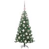 vidaXL Sapin de No&euml;l avec 150 LED avec support Vert 120 cm PVC