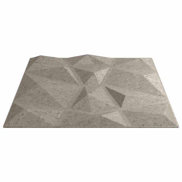 vidaXL Panneaux muraux 24 pcs Gris B&eacute;ton 50 x 50 cm Mousse XPS