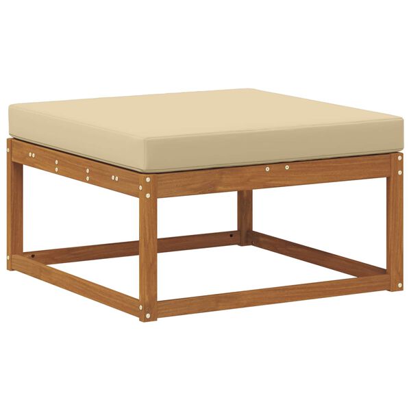 vidaXL Ensemble de canap&eacute;s d'ext&eacute;rieur 7 pcs Naturel et Beige