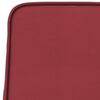 vidaXL Chaise longue Rouge bordeaux 54x75x76 cm Similicuir