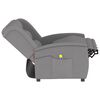 vidaXL Fauteuil de massage inclinable à 4 places gris clair