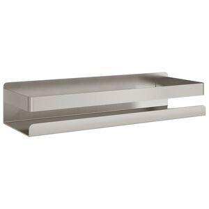vidaXL &Eacute;tag&egrave;re de douche 30x10x6 cm acier inoxydable 304 bross&eacute;