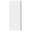 vidaXL Armoire suspendue Ch&ecirc;ne Artisan et Blanc 40 x 31 x 80 cm