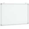 vidaXL Tableau blanc magn&eacute;tique 60x40x1,7 cm aluminium