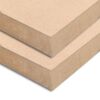 vidaXL Plaques de MDF 2 pcs Carr&eacute; 60x60 cm 25 mm