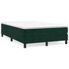 vidaXL Sommier &agrave; lattes de lit avec matelas vert fonc&eacute; 120x190 cm