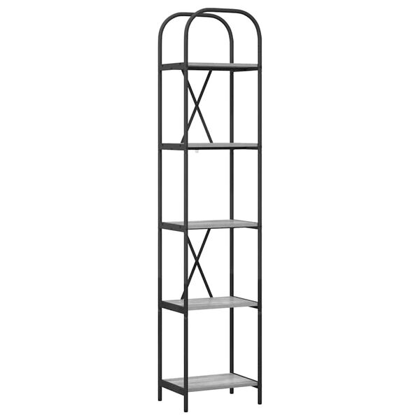 vidaXL &Eacute;tag&egrave;re Gris Sonoma 40 x 30 x 183 cm Bois d'ing&eacute;nierie