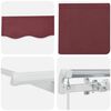 vidaXL Auvent R&eacute;tractable Bordeaux 300 x 200 cm tissu