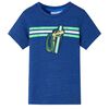 T-shirt pour enfants m&eacute;lange de bleu fonc&eacute; 92