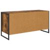 vidaXL Meuble TV Ch&ecirc;ne Fum&eacute; 100 x 36 x 49.5 cm Bois d'ing&eacute;nierie
