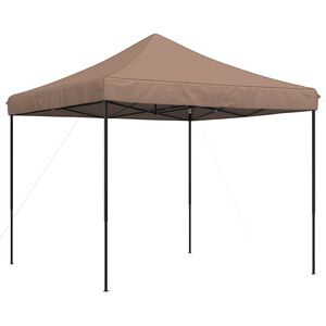 vidaXL Tente de f&ecirc;te 292 x 292 x 315 cm Marron Tissu Oxford