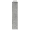 VidaXL Cadre de chemin&eacute;e gris b&eacute;ton 100x20x100 cm bois d'ing&eacute;nierie
