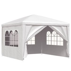 vidaXL Tente de r&eacute;ception 3 x 3 m Blanc