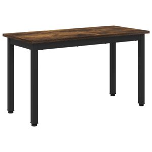 vidaXL banc Ch&ecirc;ne Fum&eacute; 80 x 35 x 45 cm Bois d'ing&eacute;nierie