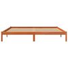 vidaXL Cadre de lit sans matelas cire marron 180x200cm bois pin massif