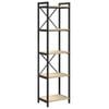 vidaXL &Eacute;tag&egrave;re 40 x 30 x 155 cm Bois d'ing&eacute;nierie Ch&ecirc;ne Sonoma
