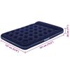 Best Way Matelas &agrave; Air Bleu 191 x 137 x 28 cm PVC