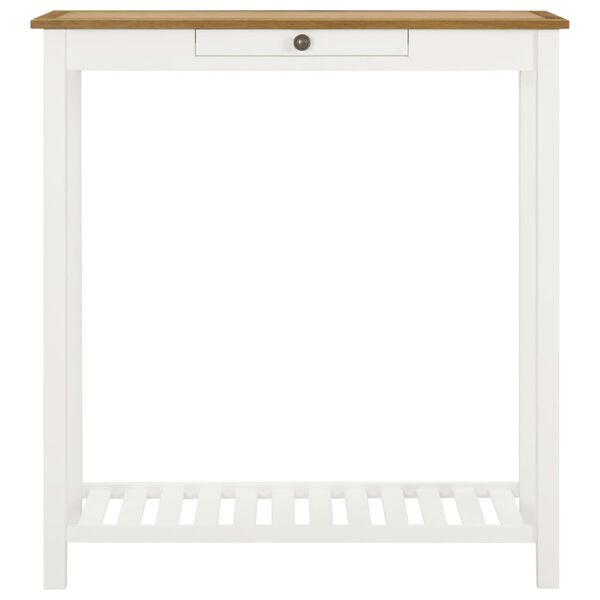 vidaXL Table de bar 100x40x110 cm Bois de ch&ecirc;ne solide