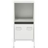 vidaXL Buffet blanc 35x39x73,5 cm acier laminé à froid