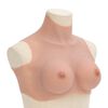 vidaXL Plastron en silicone naturel coupe D