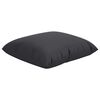 vidaXL Coussins de canapé lot de 4 noir 40x40 cm tissu