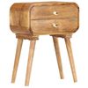 vidaXL Table de chevet 43 x 30 x 58 cm Bois de manguier massif