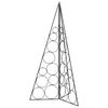 vidaXL Arbre de No&euml;l en m&eacute;tal KUOPIO 100 cm Acier Noir