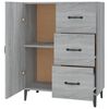 vidaXL Buffet sonoma gris 69,5x34x90 cm bois d'ingénierie