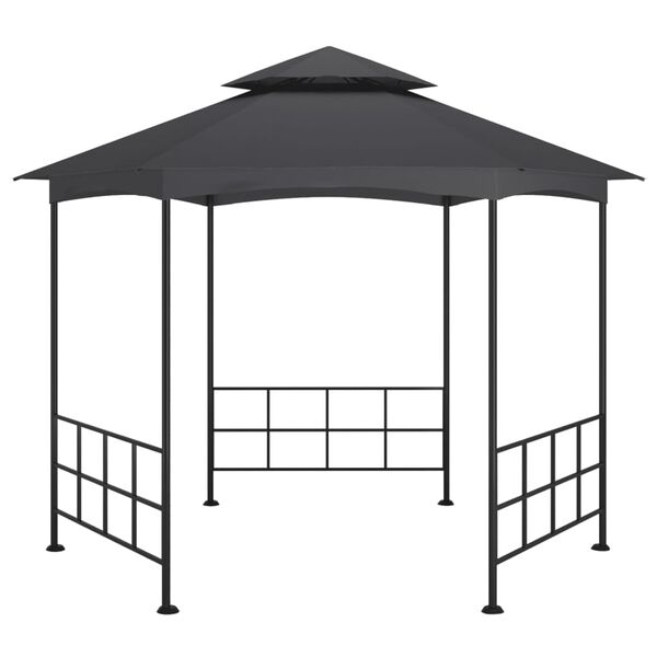 vidaXL Belvédère avec parois 3,1x2,7 m Anthracite