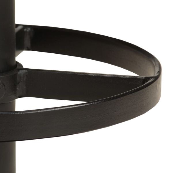 vidaXL Chaises de bar lot de 2 cuir v&eacute;ritable