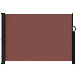 vidaXL Store lat&eacute;ral r&eacute;tractable Marron 300 x 170 cm Polyester