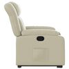 vidaXL Fauteuil inclinable Crème Similicuir